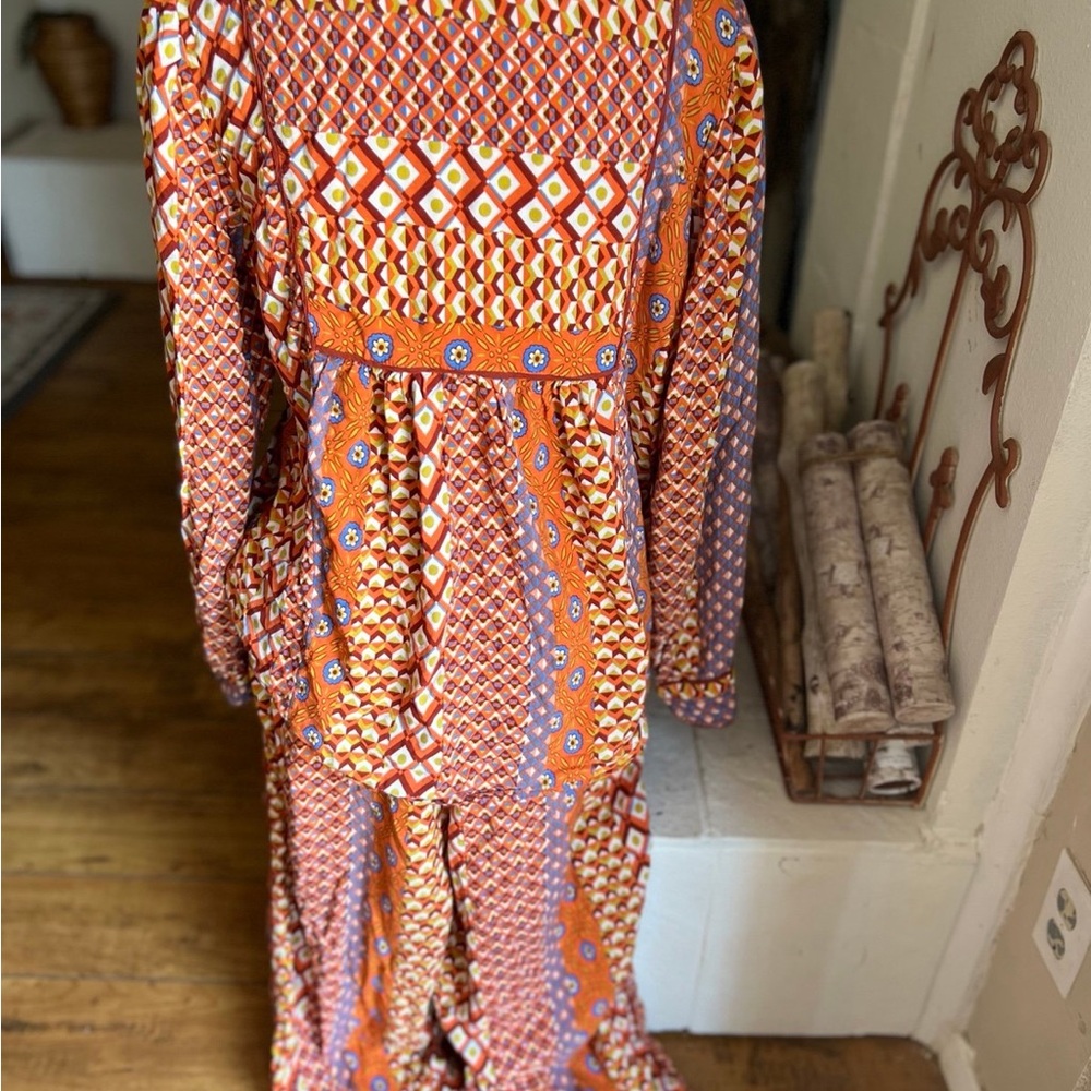 Anthropologie Multicolor Geometric Jumpsuit - Picture 2 of 4
